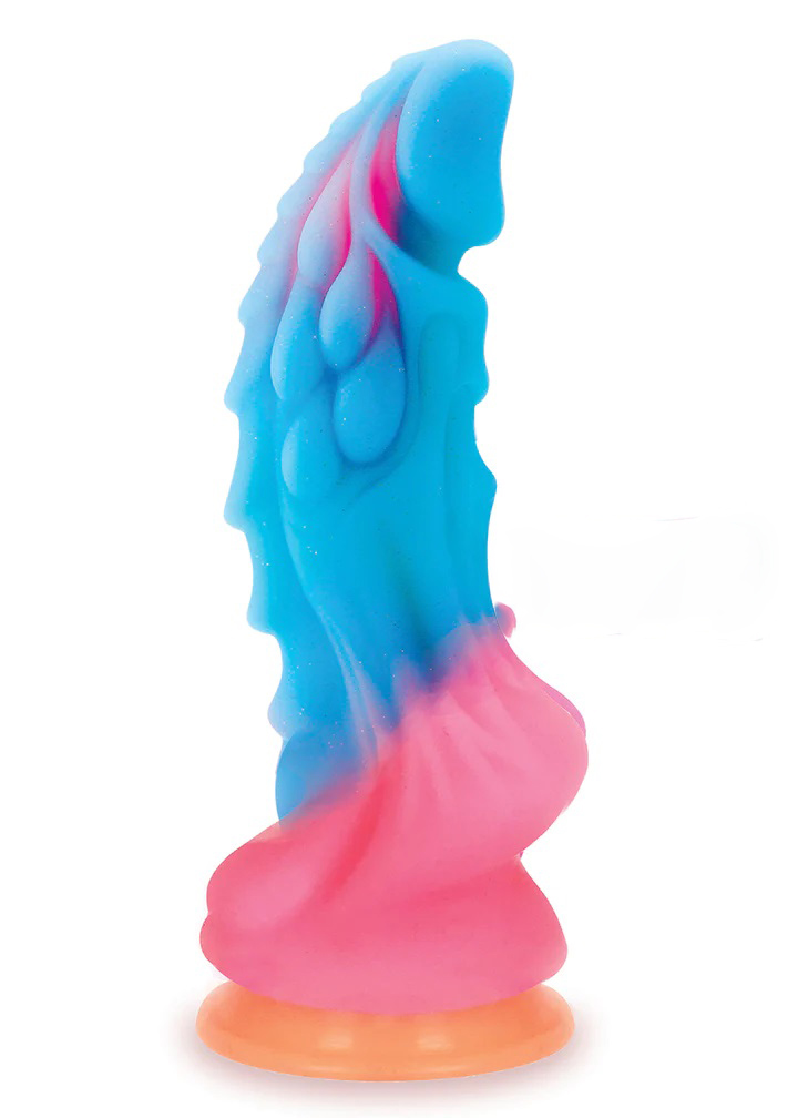 alien nation dragon silicone glow in the dark creature dildo multicolor alien nation dragon silicone glow in the dark creature dildo multicolor