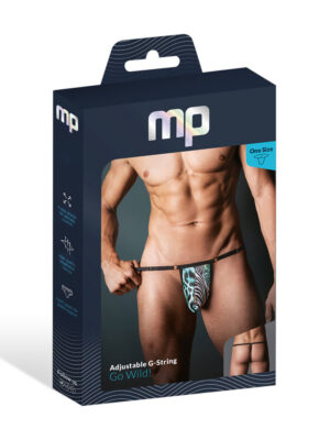 go wild adjustable g string one size multi animal