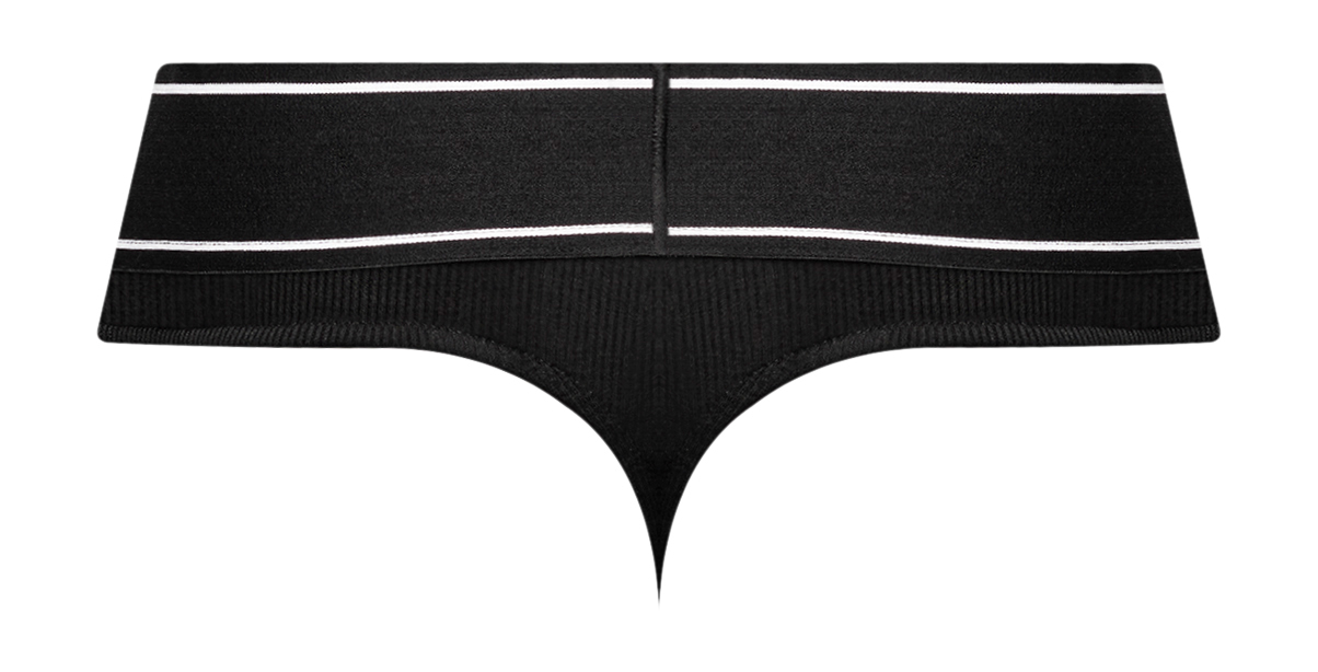 modal rib bong thong small black modal rib bong thong small black