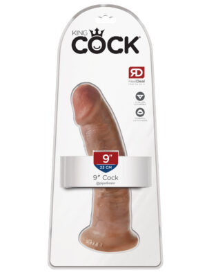 king cock 9 inch cock tan