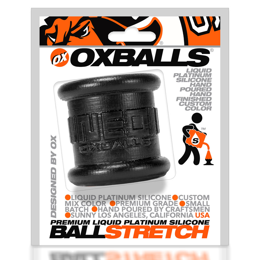 neo 2 inch tall ball stretcher squishy silicone black neo 2 inch tall ball stretcher squishy silicone black