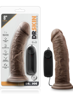 dr. skin dr. joe 8 inch vibrating cock with suction cup chocolate dr. skin dr. joe 8 inch vibrating cock with suction cup chocolate