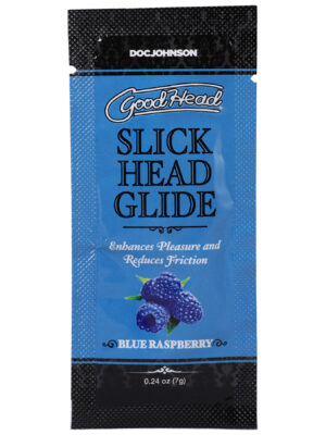 goodhead slick head glide blue raspberry 0.24 oz bulk goodhead slick head glide blue raspberry 0.24 oz bulk