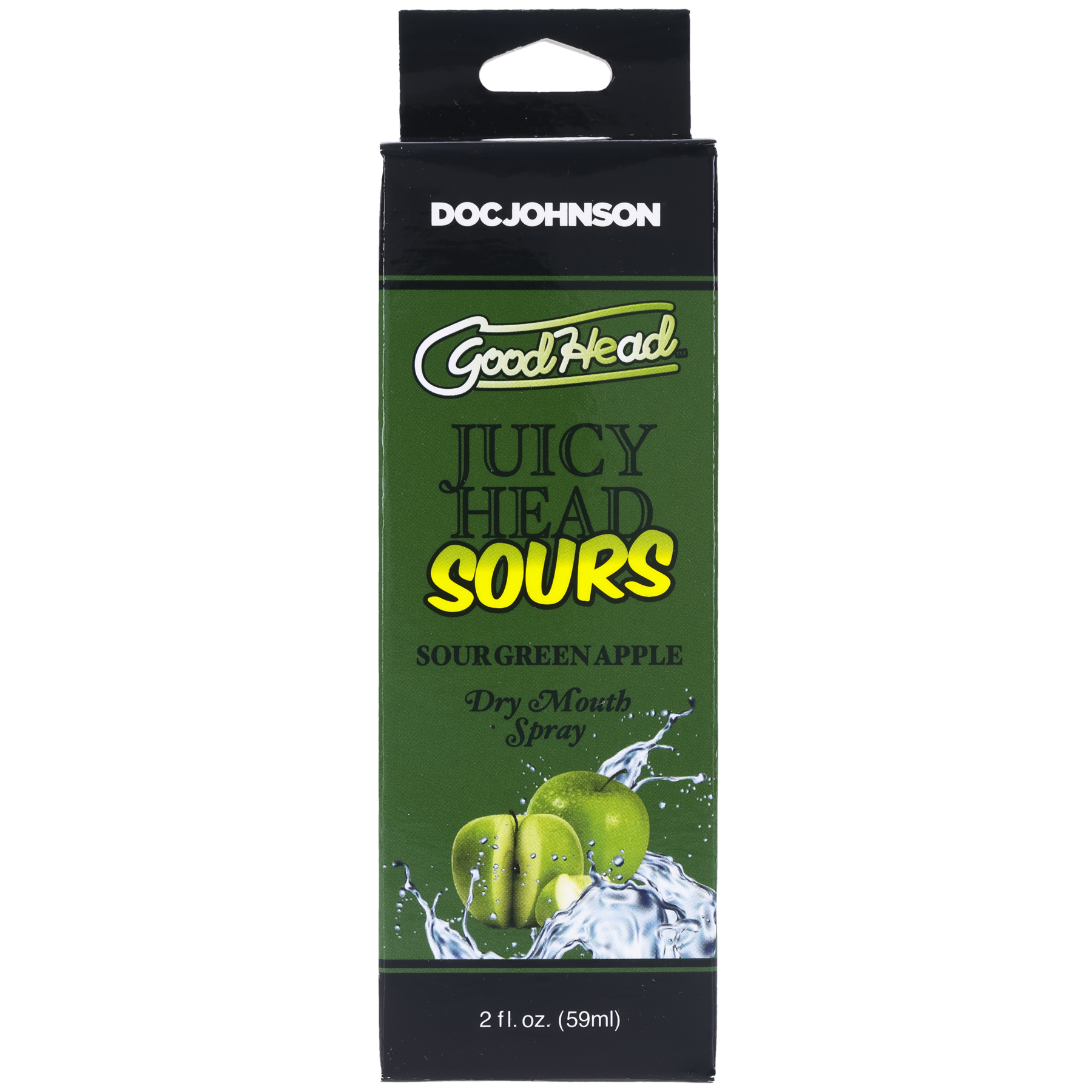 goodhead juicy head dry mouth spray sour green apple 2 oz