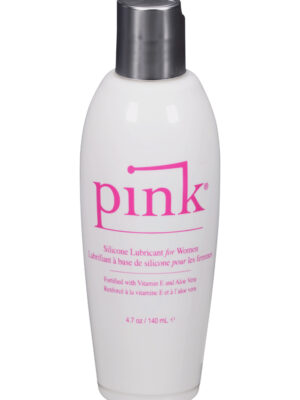 pink silicone lubricant for women 4.7 oz / 140 ml