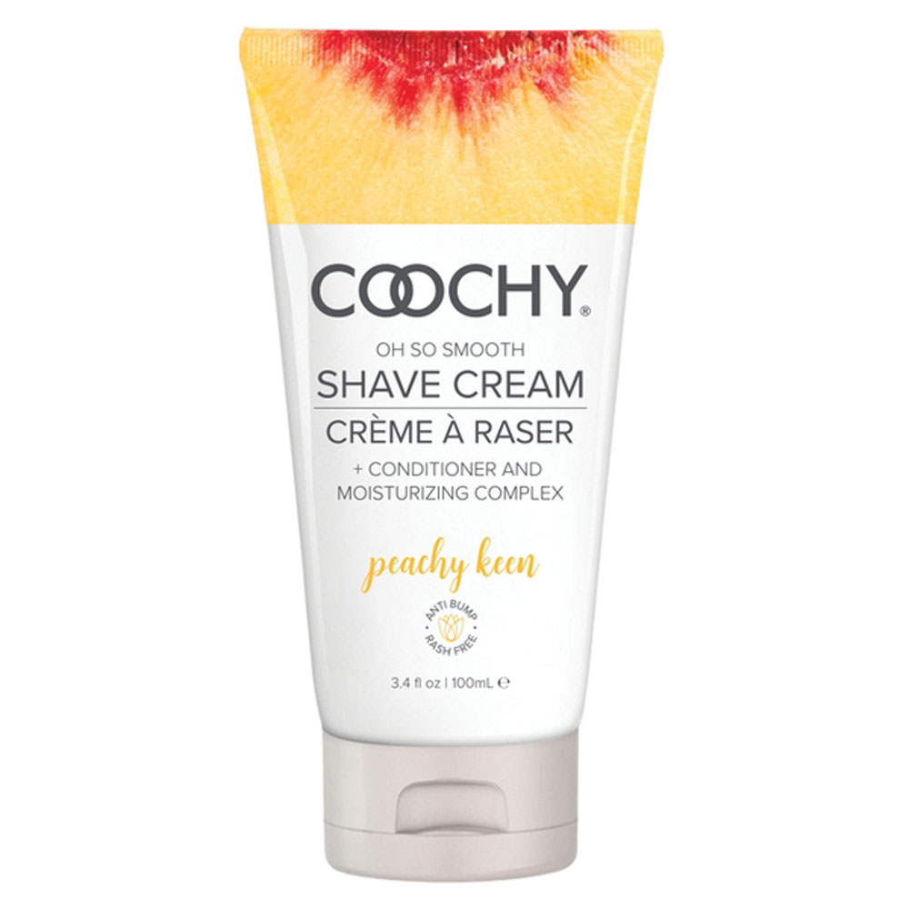 coochy oh so smooth shave cream peachy keen 3.4 fl oz 100ml
