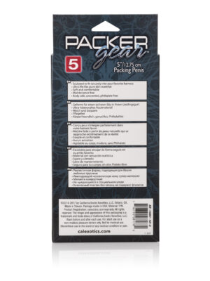 packer gear packing penis 5 inch brown