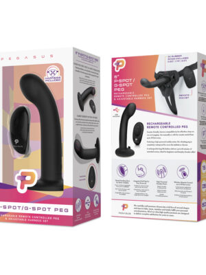 pegasus 6 inch p spot / g spot peg black pegasus 6 inch p spot / g spot peg black