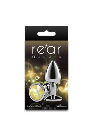 rear assets silver small yellow gem