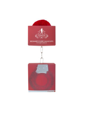 beginner's furry handcuffs red beginner's furry handcuffs red