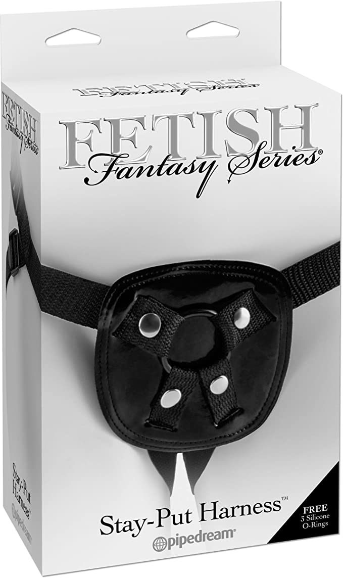 fetish fantasy series stay put harness black fetish fantasy series stay put harness black