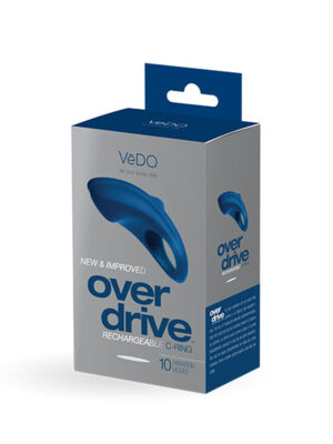 over drive plus rechargeable cock ring blue over drive plus rechargeable cock ring blue