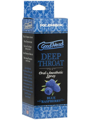 goodhead deep throat spray blue raspberry