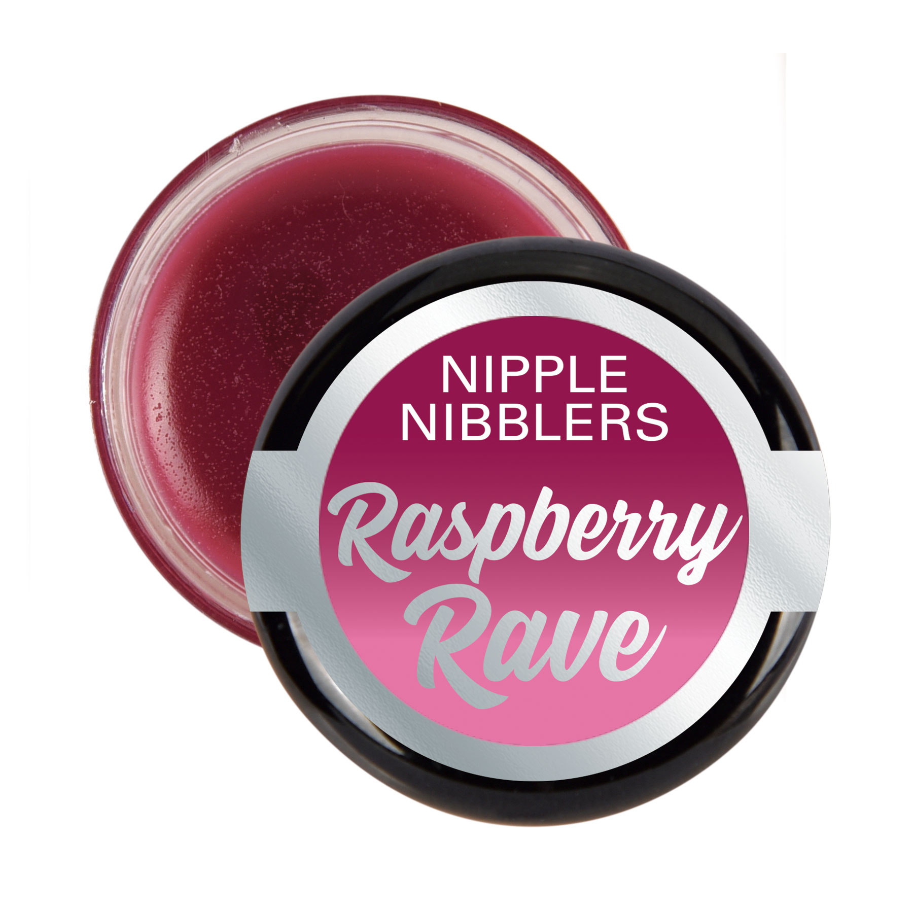 nipple nibblers tingle balm raspberry rave 3gm jar