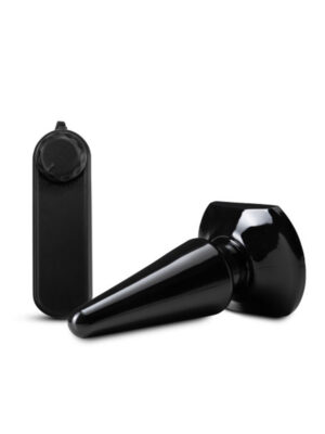 anal adventures basic vibrating anal pleaser black anal adventures basic vibrating anal pleaser black