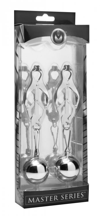 deviant monarch weighted nipple clamps