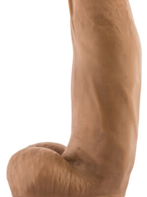dr. skin silicone dr. samuel 7 inch dildo with suction cup mocha