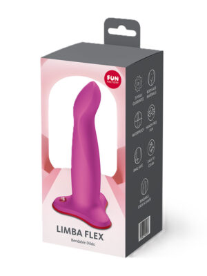 limba flex m bendable dildo magenta limba flex m bendable dildo magenta