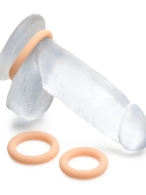 jock silicone cock ring set in light