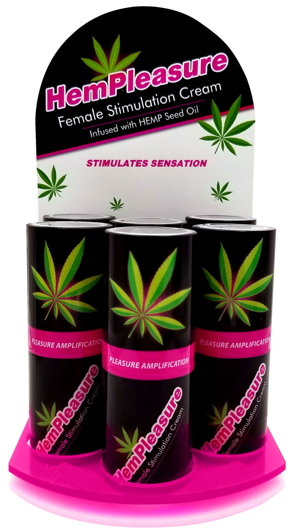 hempleasure female stimulation cream .5 oz 6 bottle display hempleasure female stimulation cream .5 oz 6 bottle display