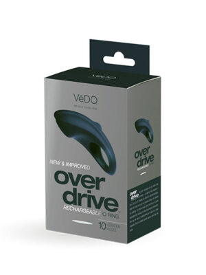 overdrive plus rechargeable cock ring black overdrive plus rechargeable cock ring black