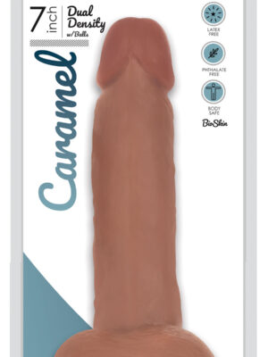 easy riders 7 inch slim dong with balls caramel easy riders 7 inch slim dong with balls caramel