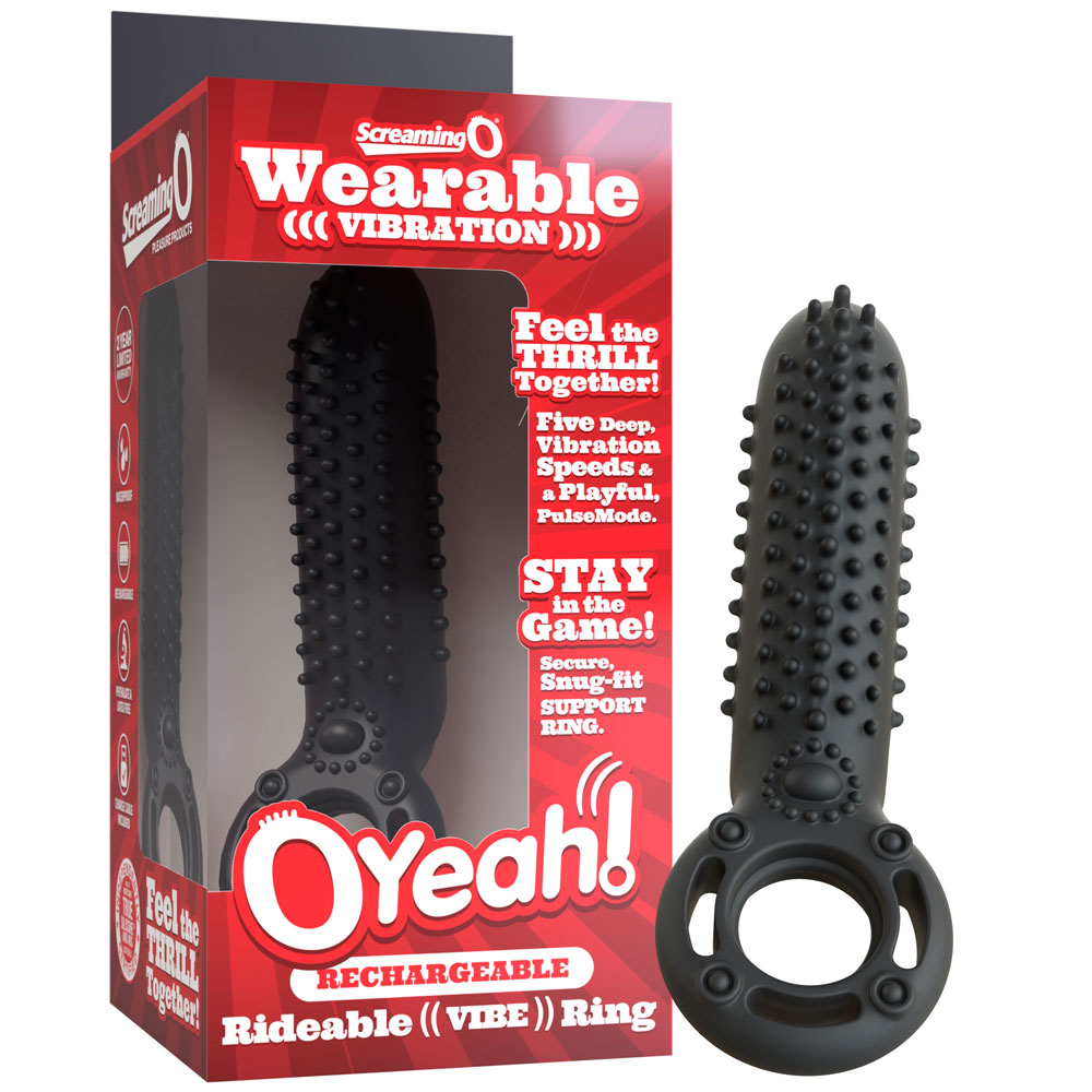 rechargeable o yeah silicone black rechargeable o yeah silicone black