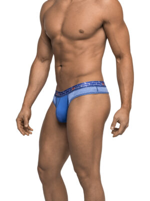reversible thong small/ medium royal blue