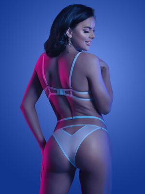 prismatic bra and panty small/medium light blue prismatic bra and panty small/medium light blue