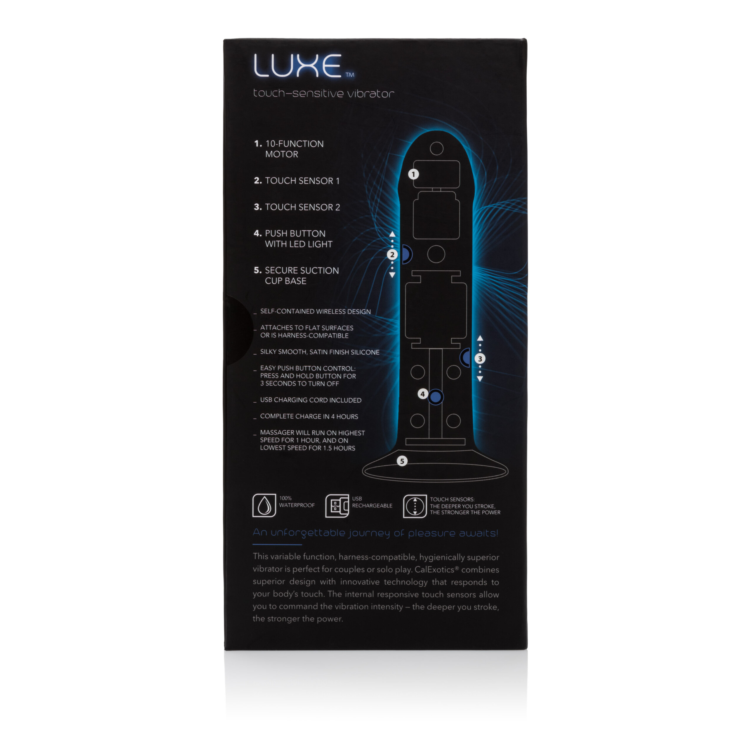 luxe touch sensitive vibrator ivory