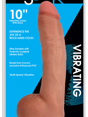 jock 10 inch vibrating dong with balls jock 10 inch vibrating dong with balls