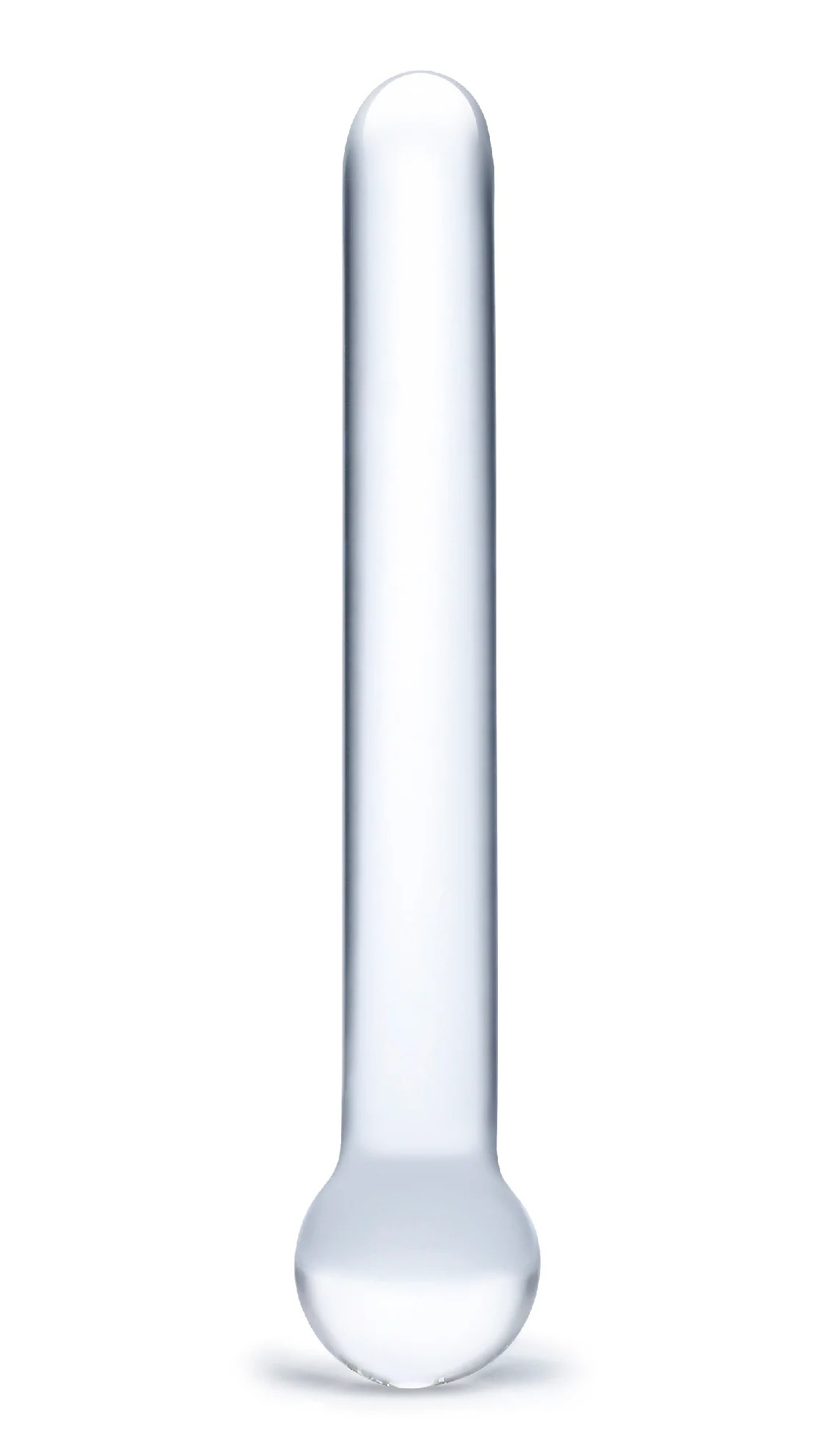 7 inch straight glass dildo
