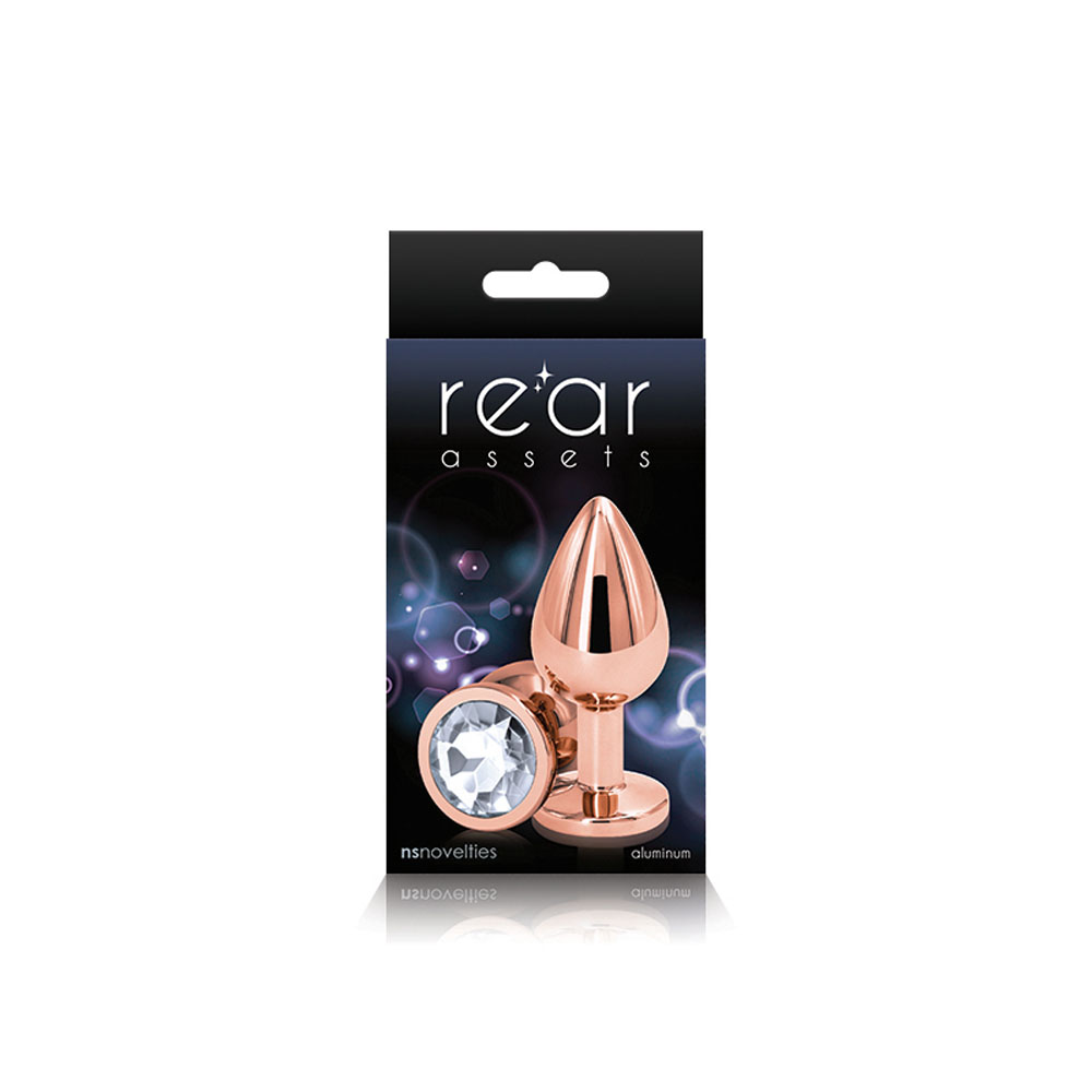rear assets rose gold medium clear