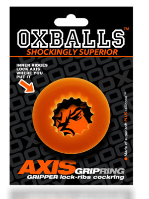 axis rib griphold cockring orange ice axis rib griphold cockring orange ice