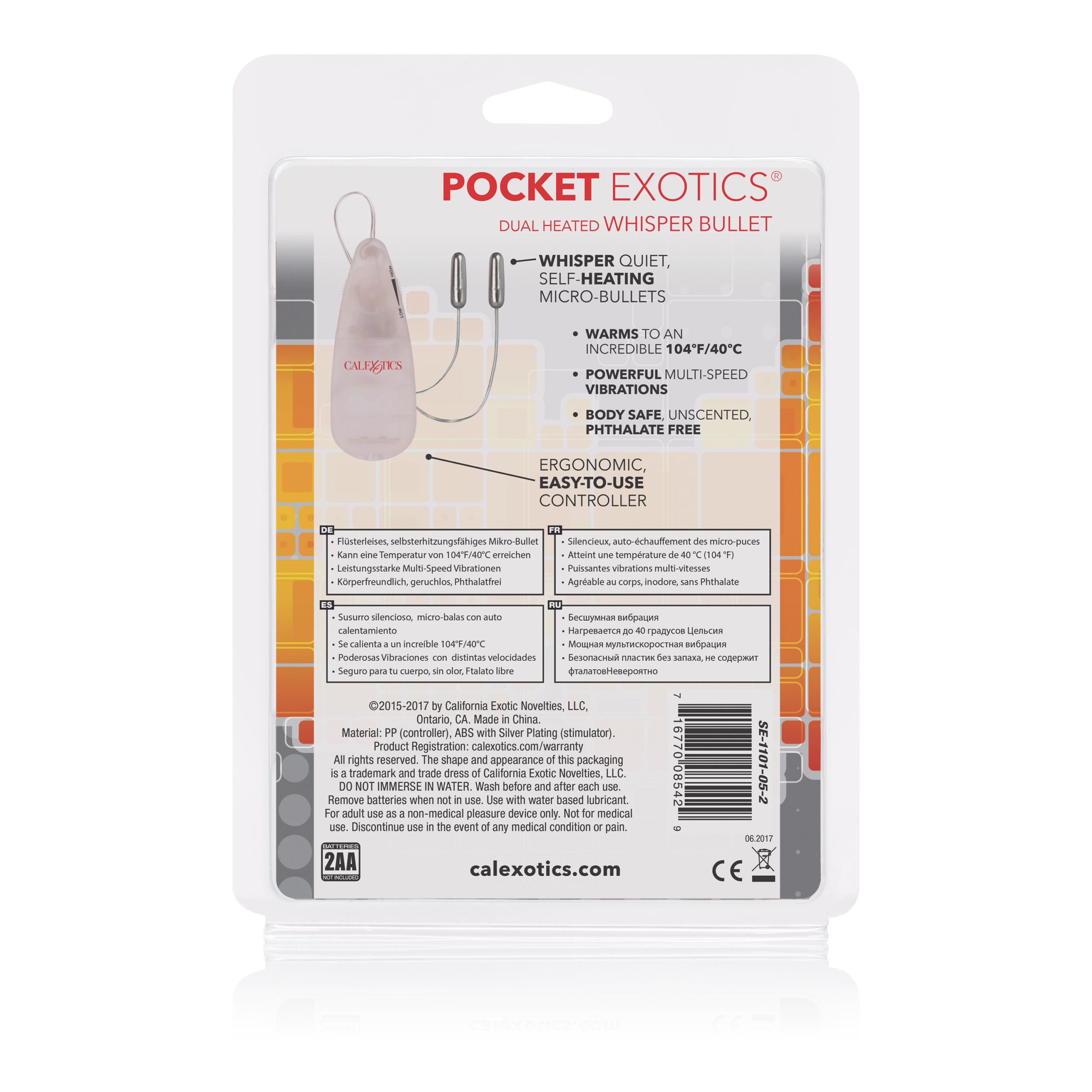 pocket exotics dual heated whisper bullets clear pocket exotics dual heated whisper bullets clear