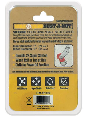 bust a nut cock ring red bust a nut cock ring red