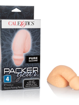 packer gear 4 inch silicone packing penis ivory