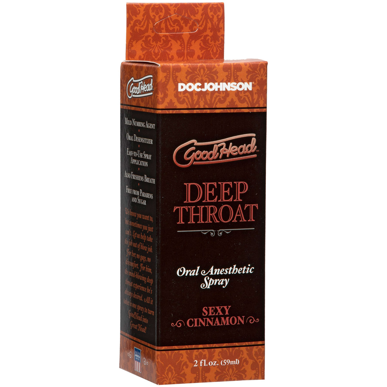 good head deep throat spray sexy cinnamon