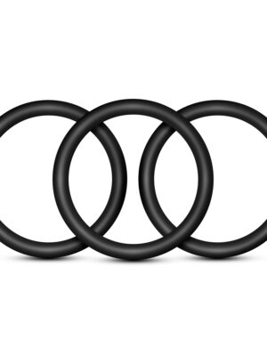 performance vs3 pure premium silicone cockrings large black