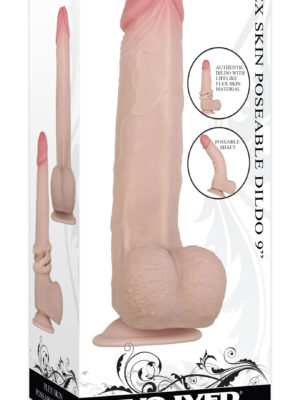 flexskin poseable dildo 9 inch light flexskin poseable dildo 9 inch light