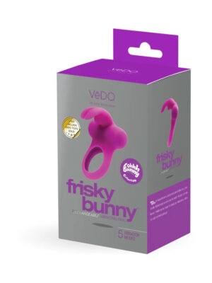frisky bunny vibrating ring perfectly purple