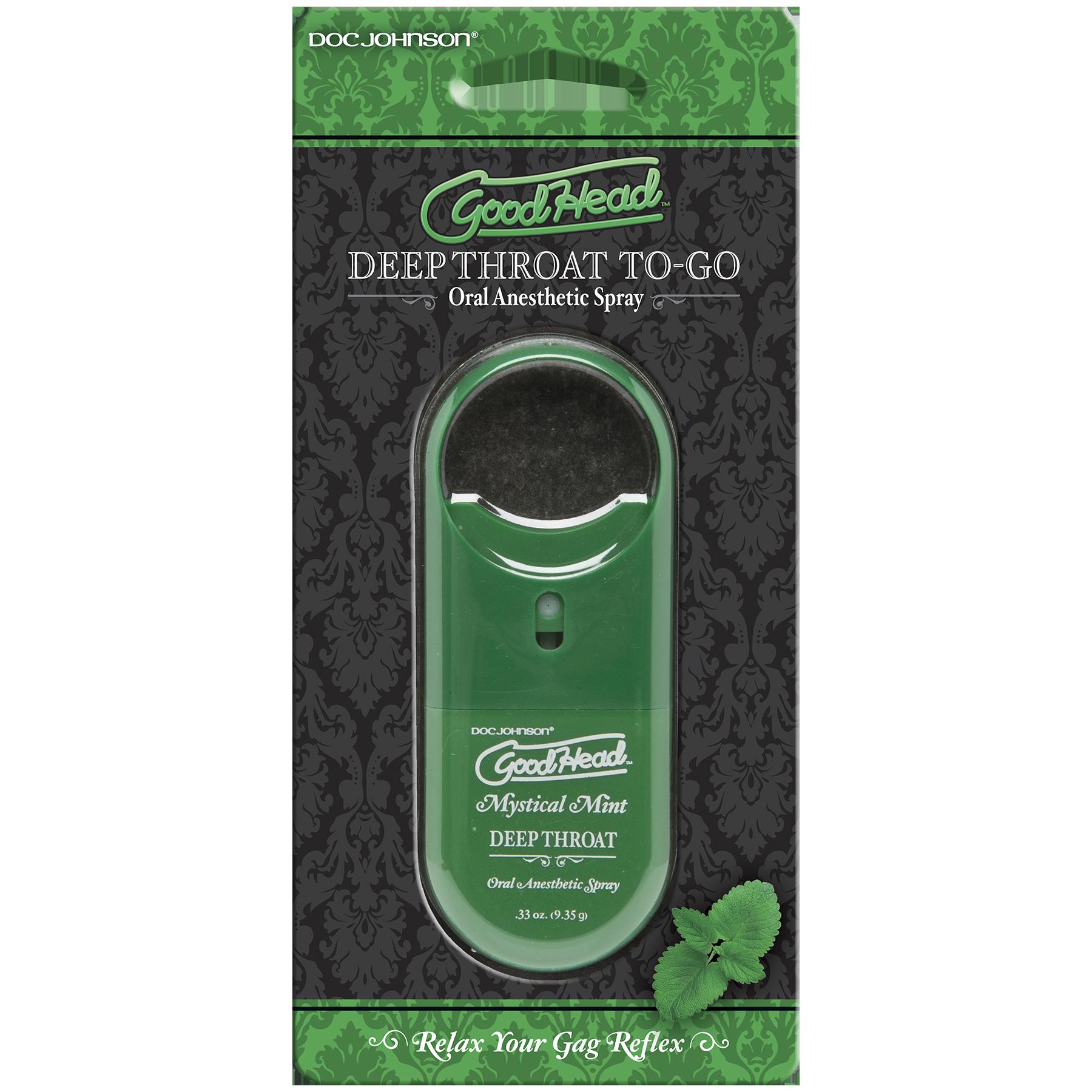 good head to go deep throat spray mystical mint