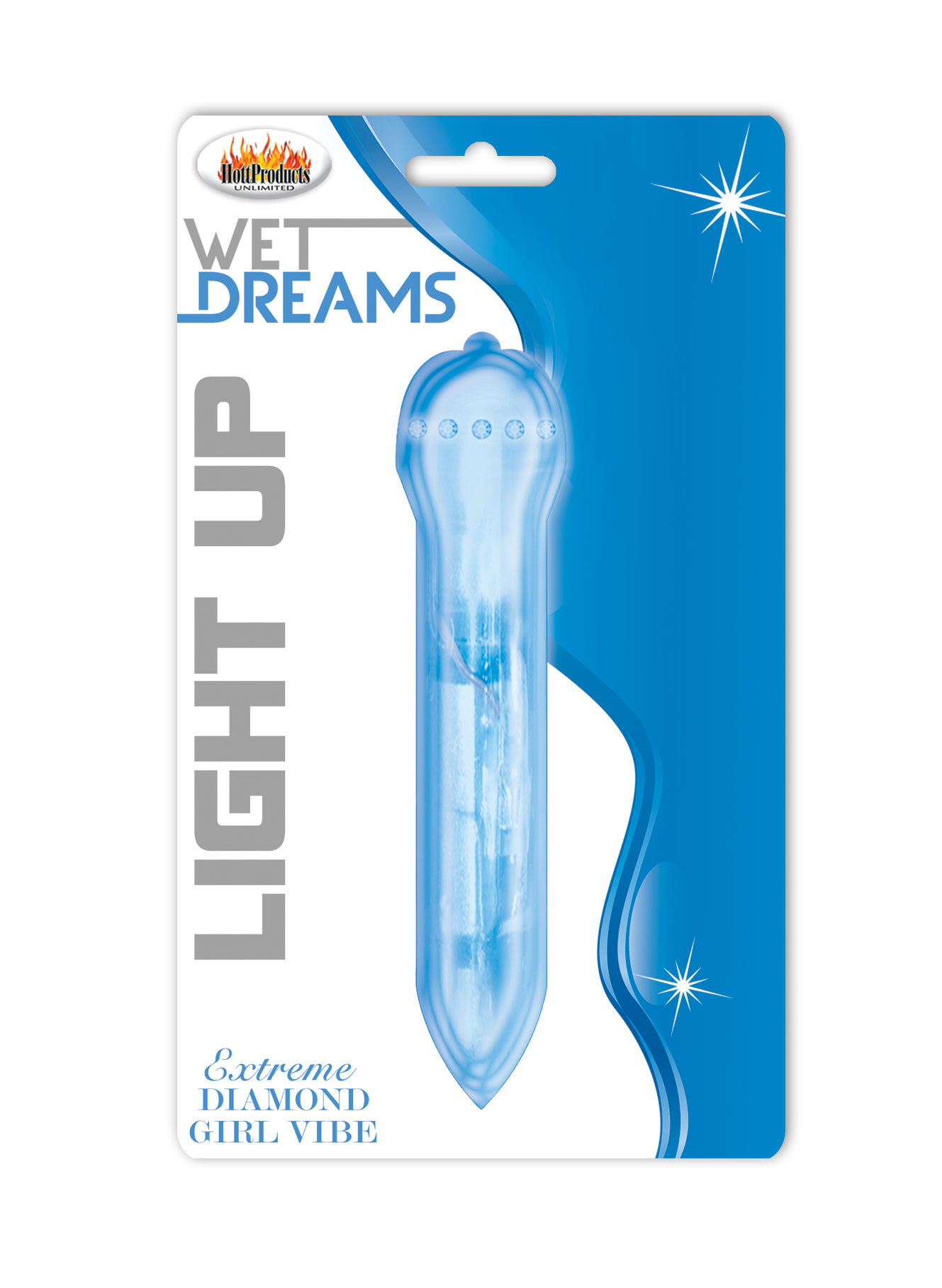 wet dreams light up extreme diamond girl vibe blue