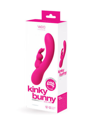 kinky bunny plus rechargeable rabbit pink