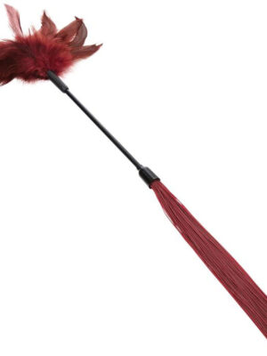 sex and mischief enchanted feather tickler burgundy