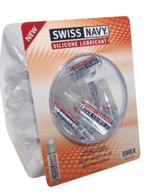 swiss navy silicone 1oz fishbowl 50ct