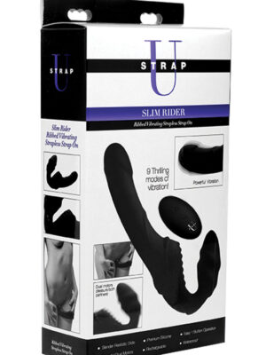 pro rider 9x vibrating silicone strapless strap on with remote control