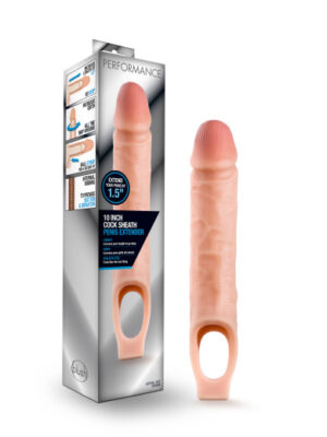 performance 10 inch cock sheath penis extender vanilla performance 10 inch cock sheath penis extender vanilla