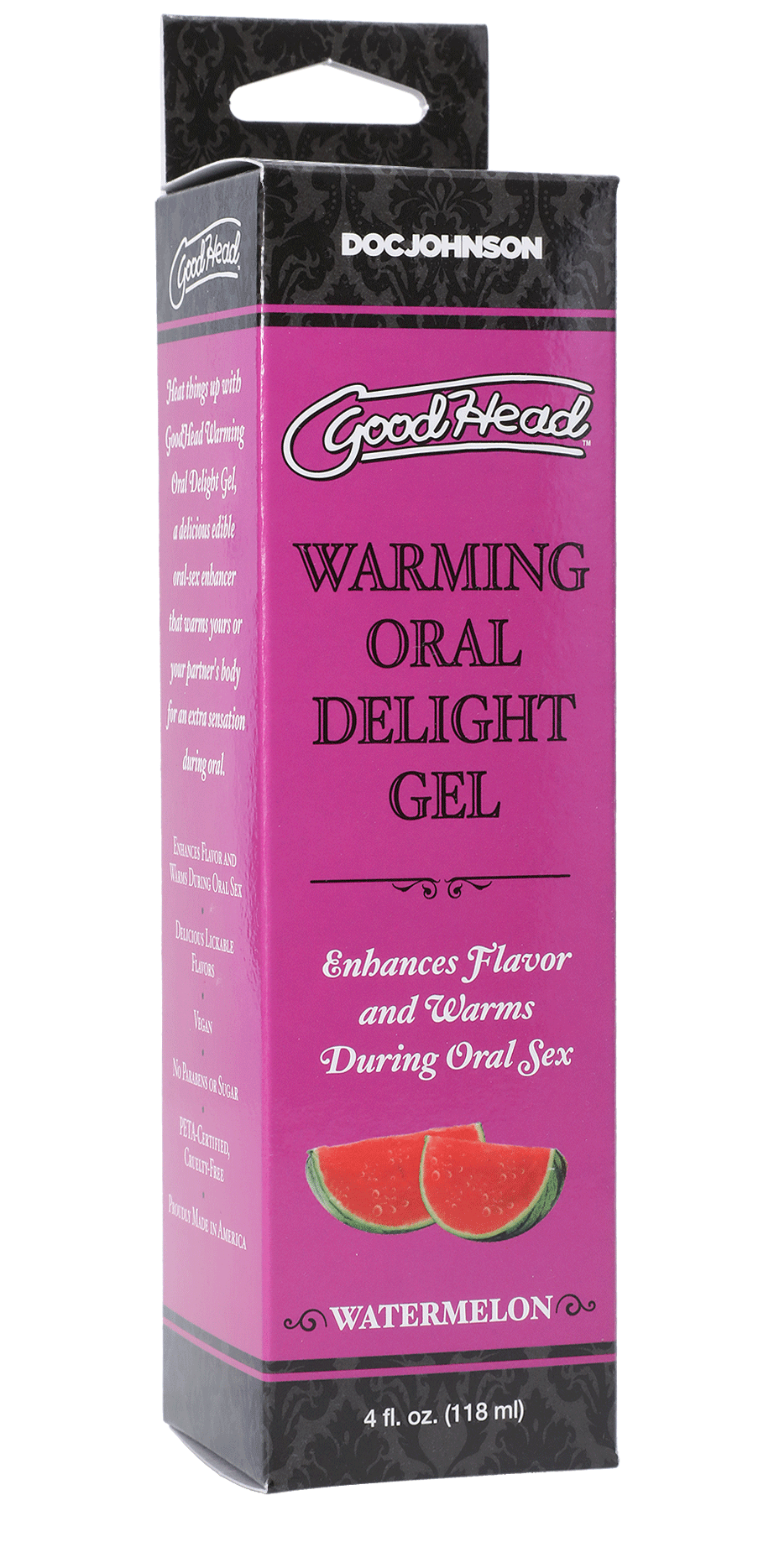 goodhead warming oral delight gel watermelon 4 fl. oz.