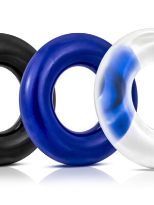 donut rings assorted colors 50 pieces display